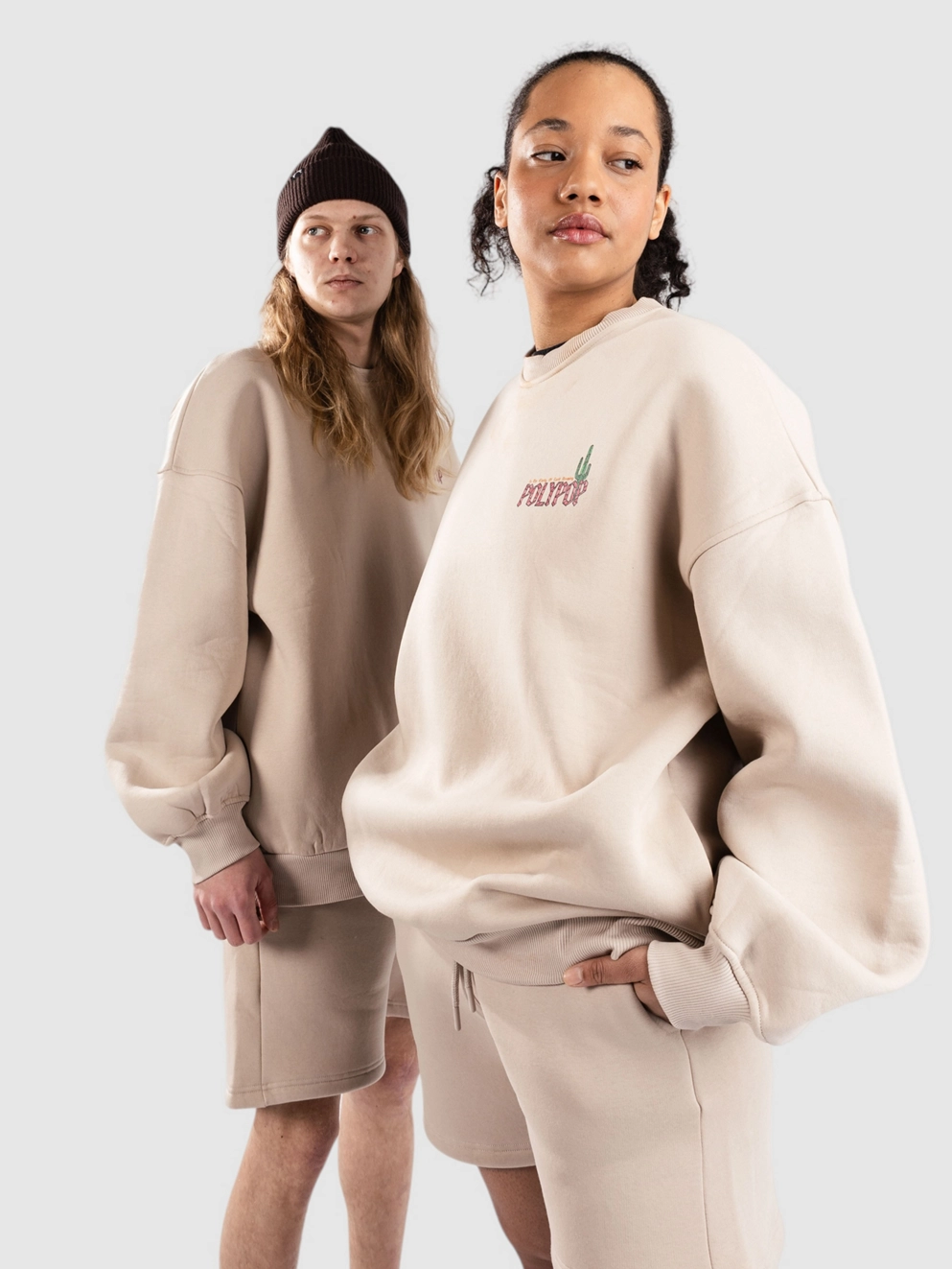 Polypop Lucid Dream Sweater stone beige