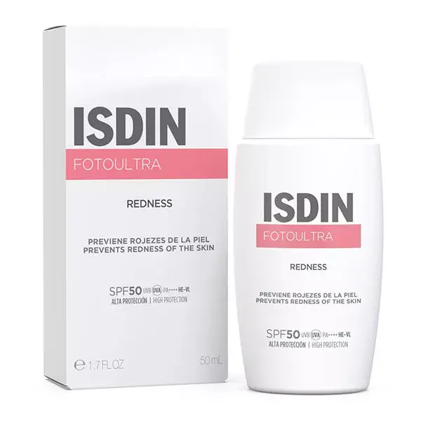 Protetor solar anti-vermelhidão ISDIN FotoUltra Redness FPS 50 50 ml