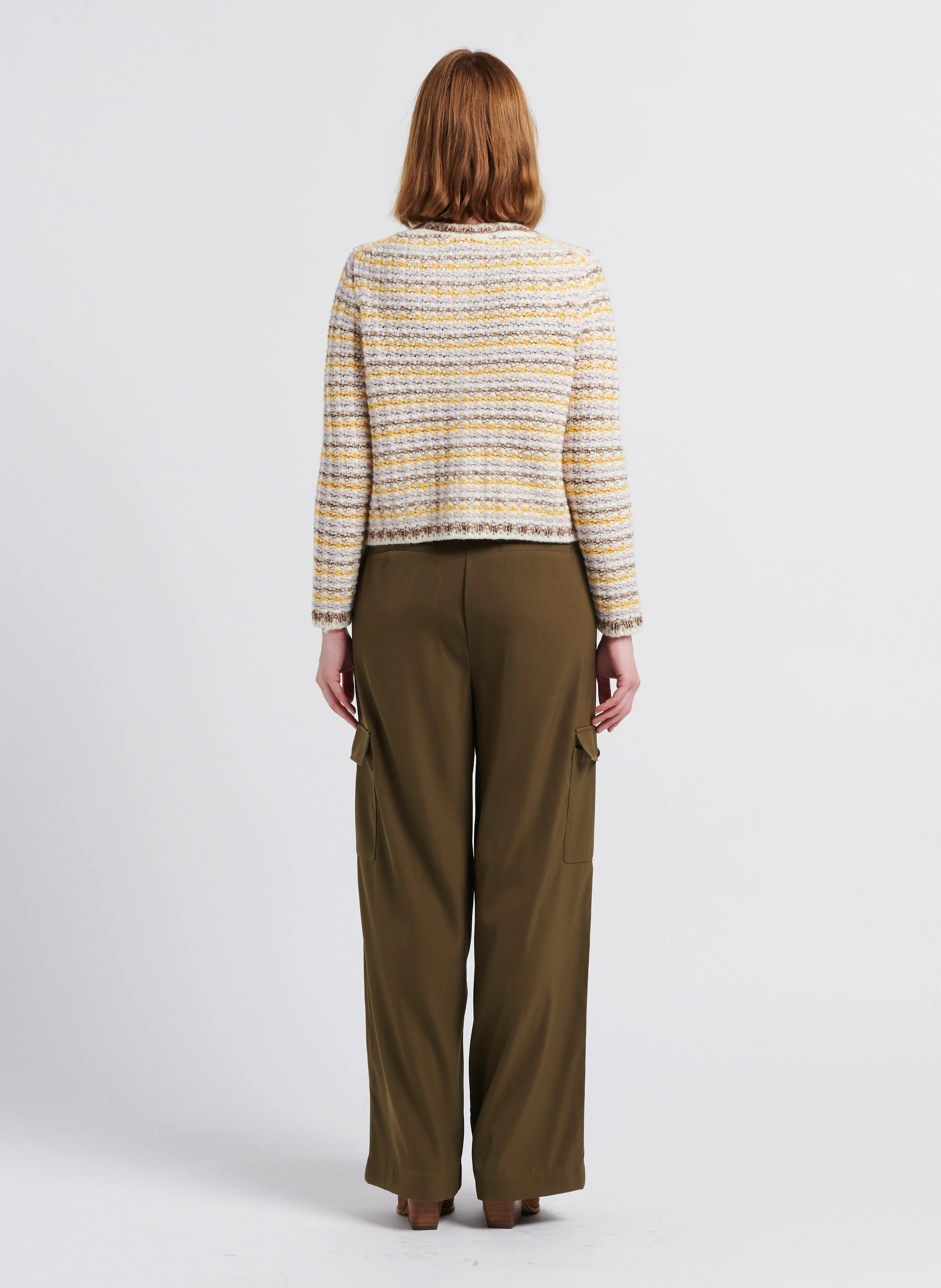 WINNIE MIA - Pantalon cargo fluide| Kaki