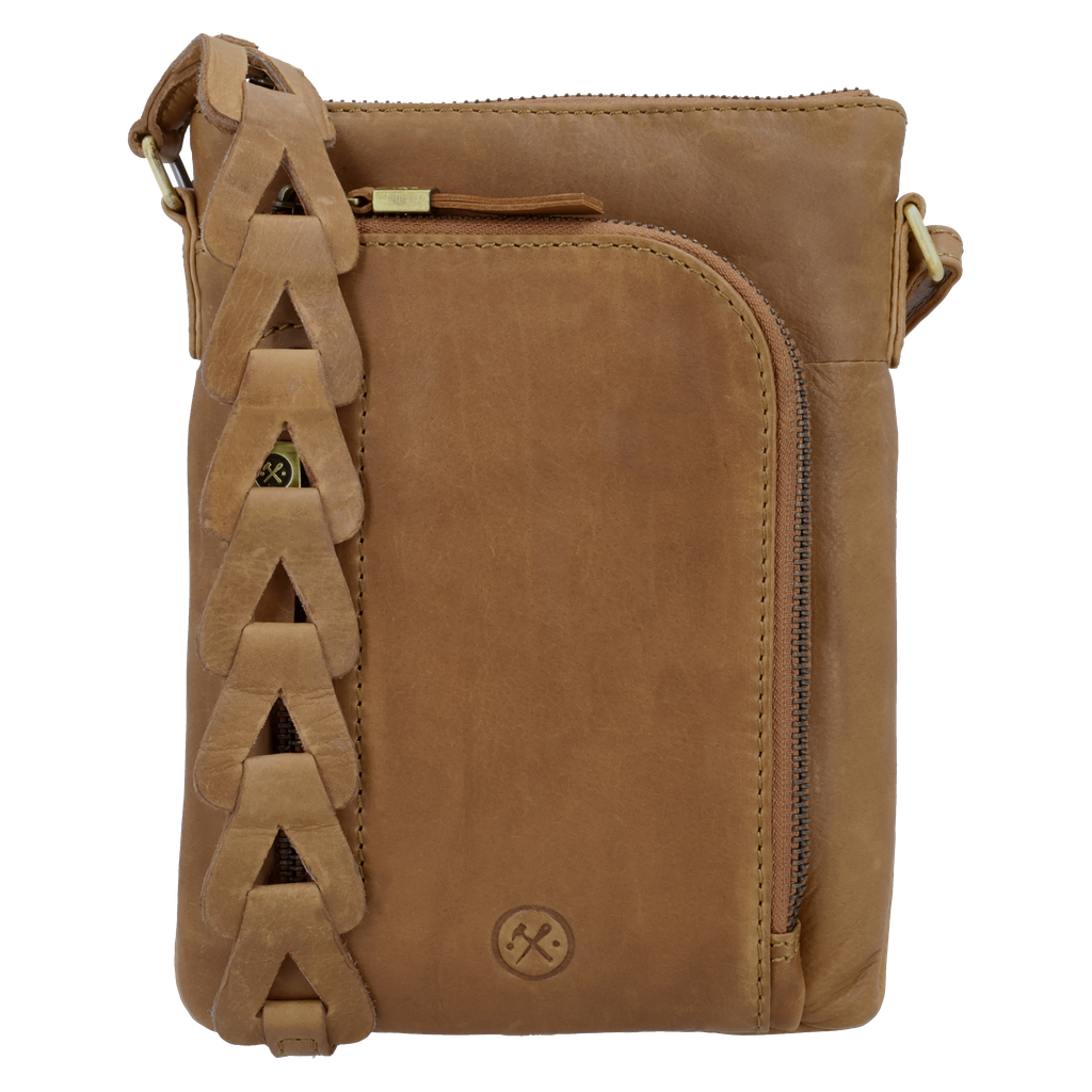 Hide & Stitches Daydreamer Schoudertas Cognac