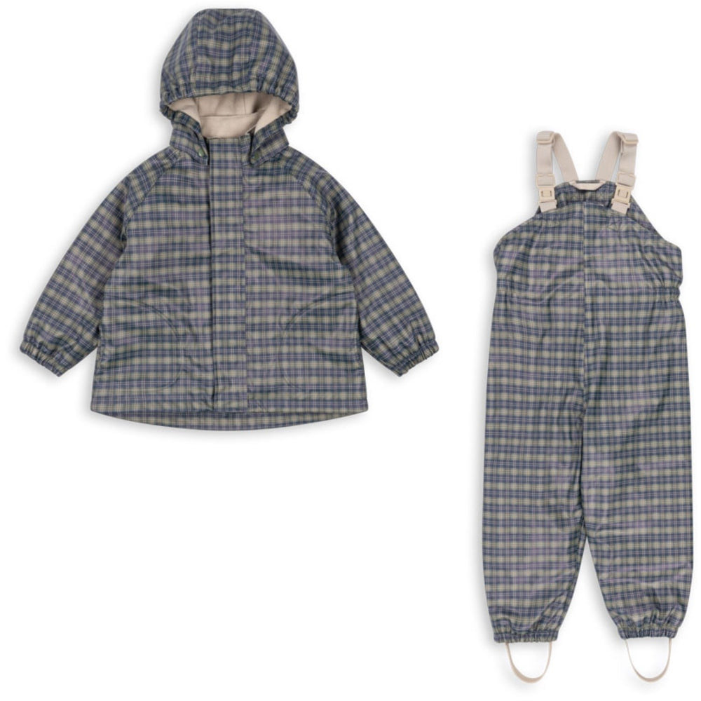 Køb Konges Sløjd Laurel Blue Check Rainy Palme Sæt