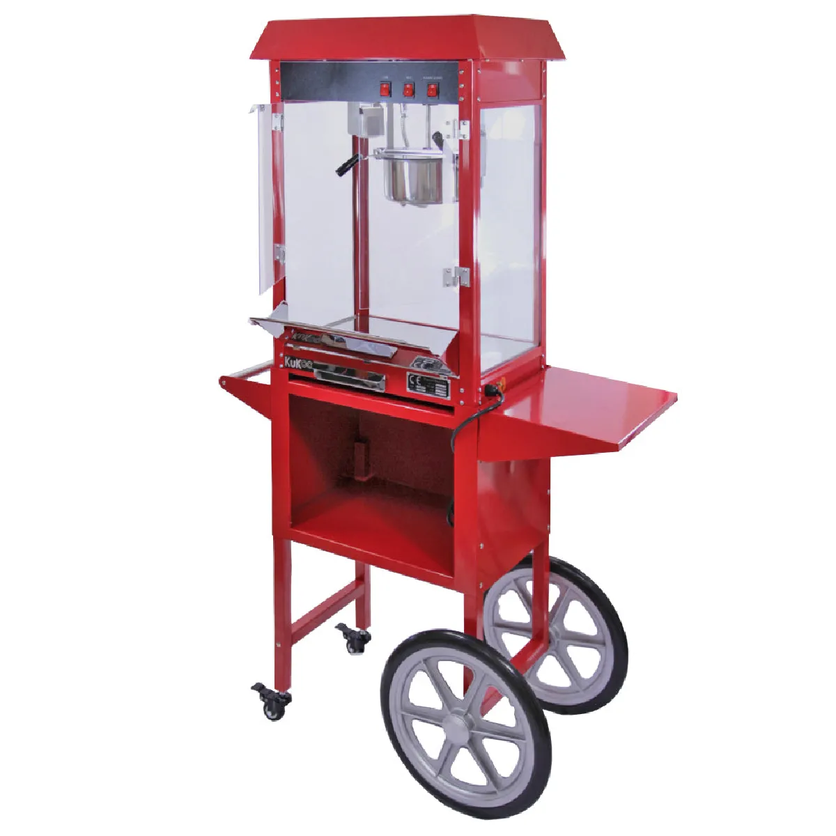 Monstershop KuKoo Machine à Popcorn Professionnelle - Rouge