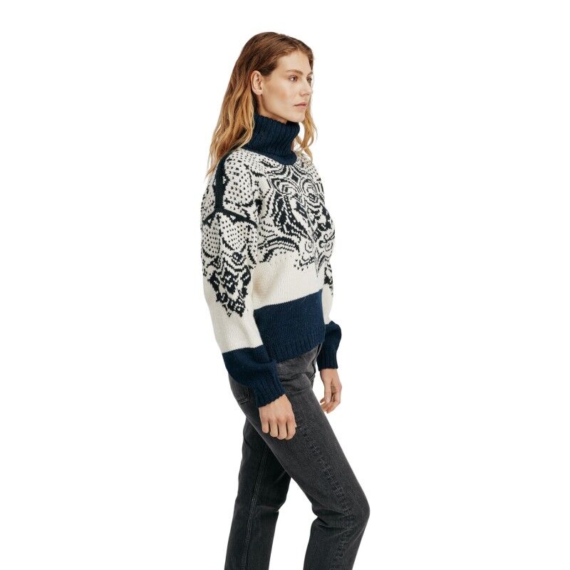 Blomdalen Sweater - Pull en laine mérinos femme