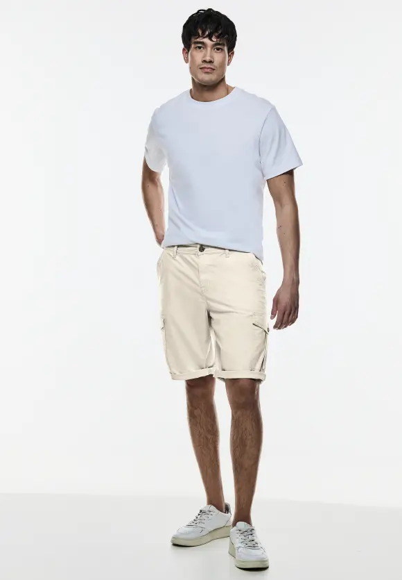 Regular Fit Cargoshorts - putty beige