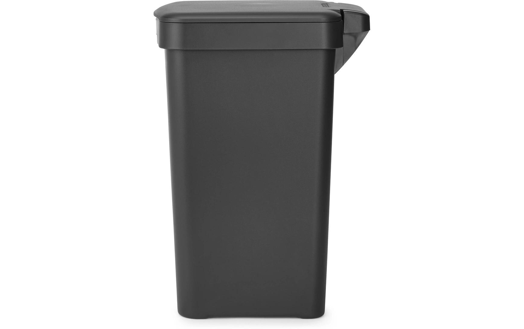 Recyclingbehälter StepUp 10 l, DunkelgrauTreteimer für Recycling Materialien