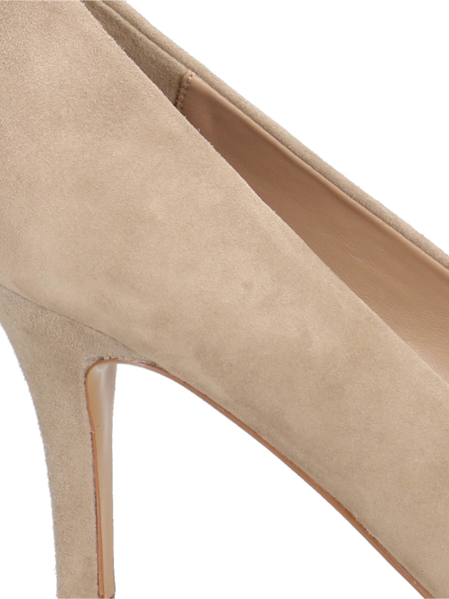 Veloursleder Pumps