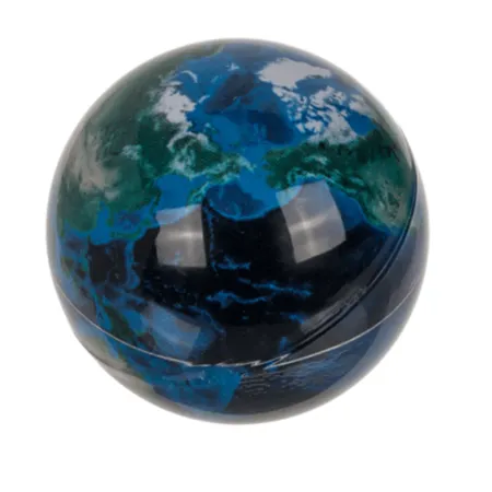 Out of the Blue Gleitball Weltkugel aus Kunststoff, D: ca. 4 cm