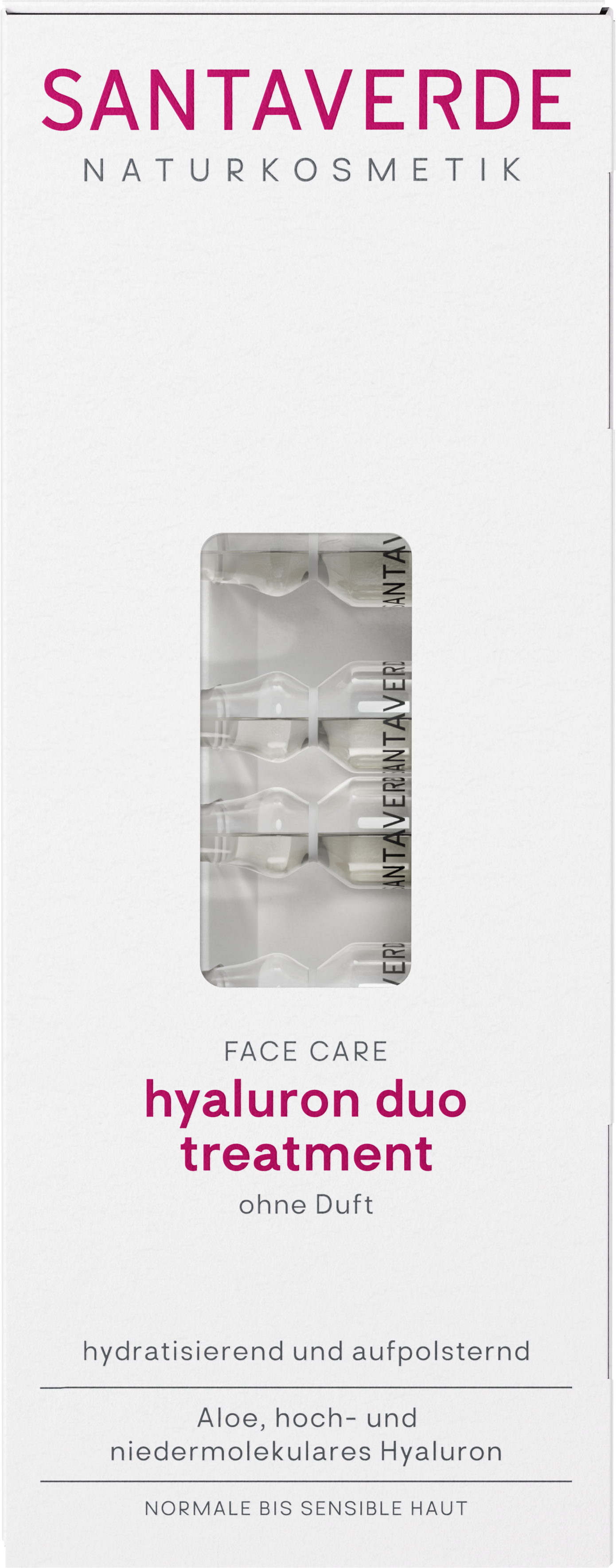 SANTAVERDE  FACE CARE hyaluron duo treatment, 10x1 ml (10 ml)