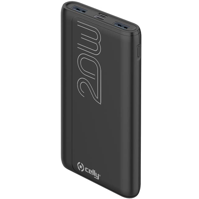 Celly PowerBank PD 20W 10.000 mAh Sort