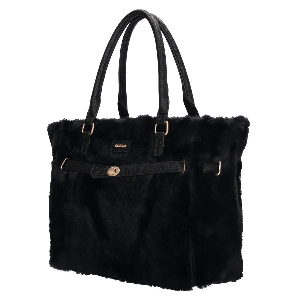 Charm London Alaska Shopper/ Handtas Zwart