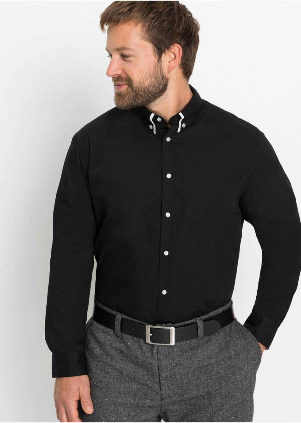 Chemise business, manches longues