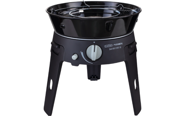 Cadac Safari Chef 30 LP Deluxe Kompakter 4-in-1 Gasgrill 30 mbar