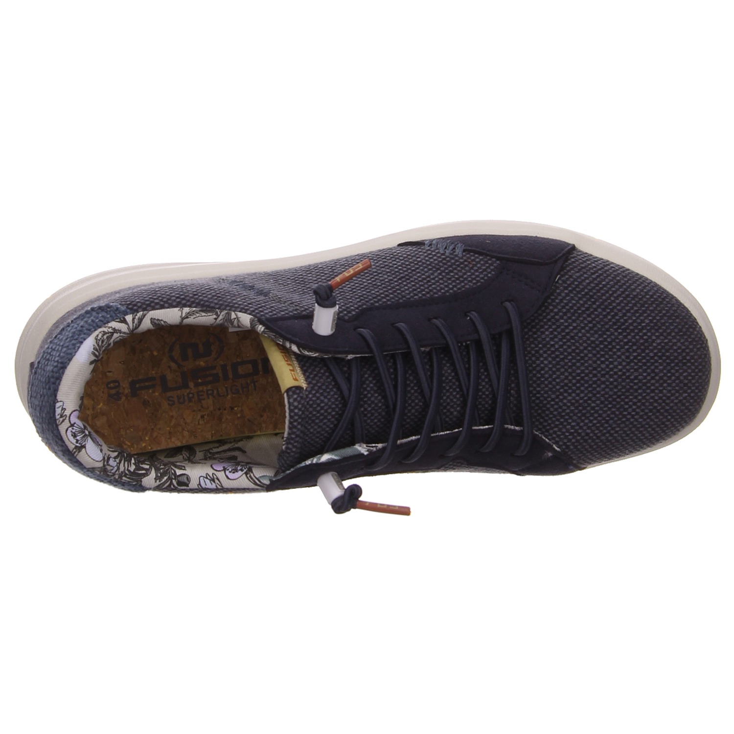 Fusion Herrenhalbschuh blau blau