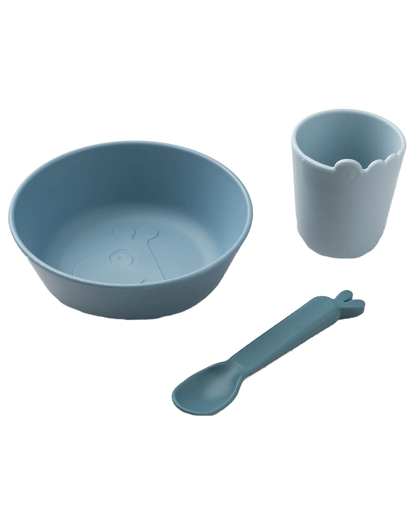 Geschirr-Set KIDDISH FIRST MEAL 3-teilig in blau