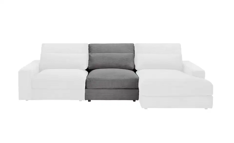 Element Branna Anthrazit Cordstoff 1-Sitzer