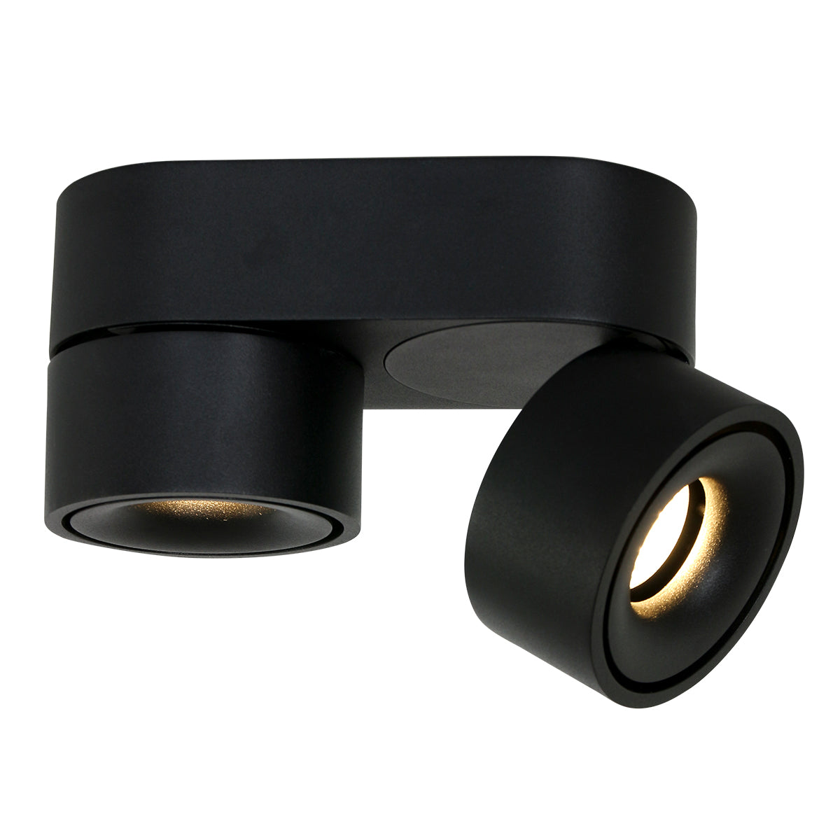 Mexlite Spot Fez Black Led 2x8Watt
