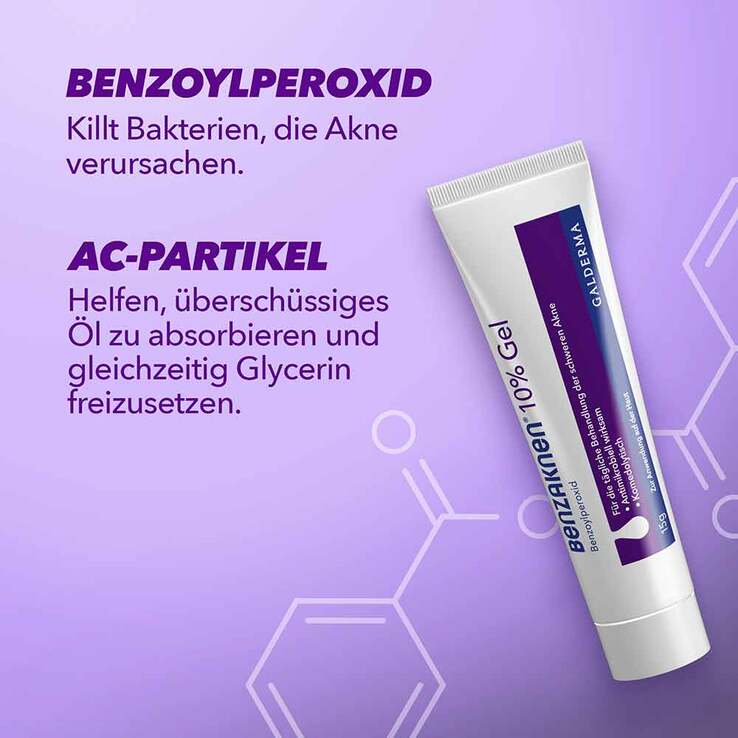 Benzaknen® 10% Gel bei mittelschwerer bis schwerer Akne, 60 g