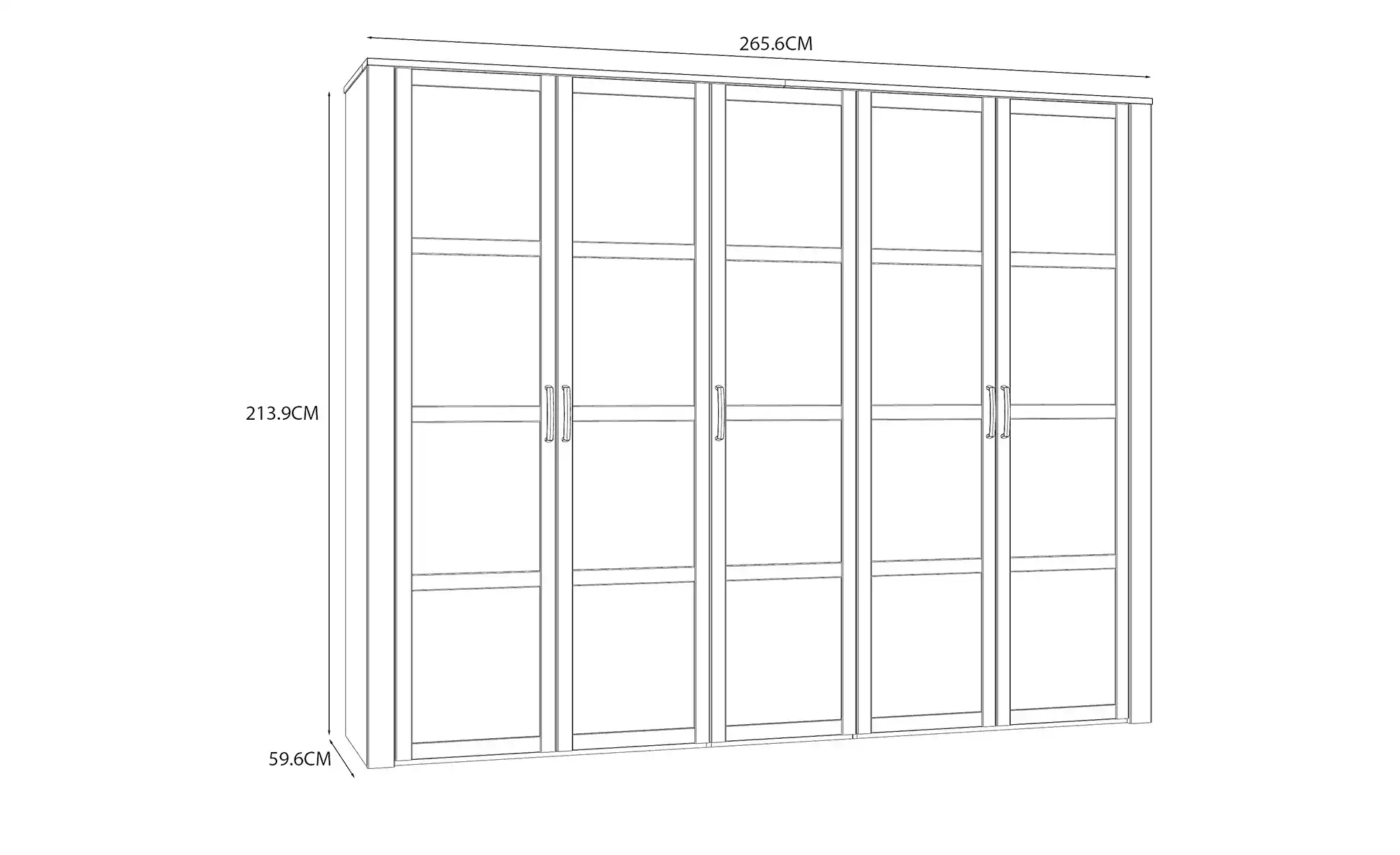 Drehtürenschrank Toneo