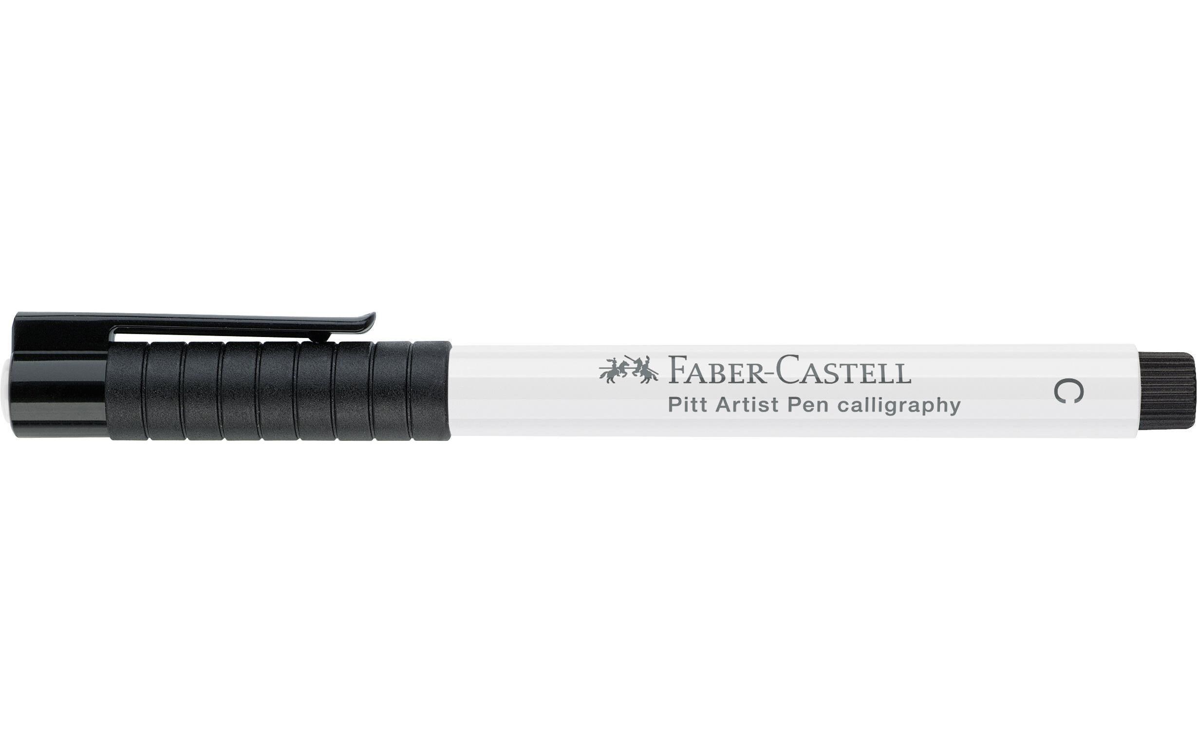Tuschestift Pitt Artist Pen Calligraphy 101 WeissKalligrafie Stift