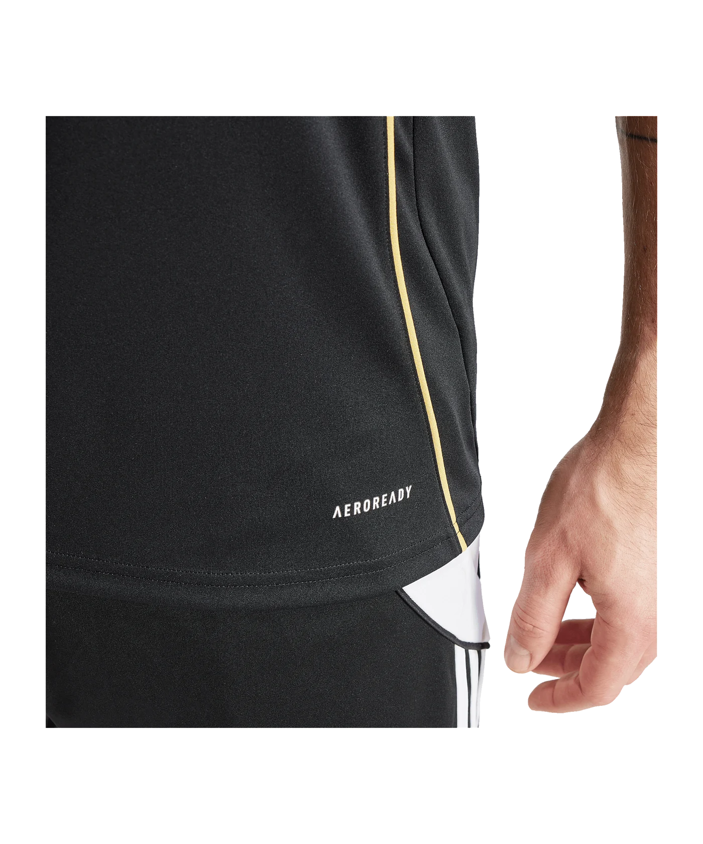 adidas Tiro 24 Trikot Schwarz Gold