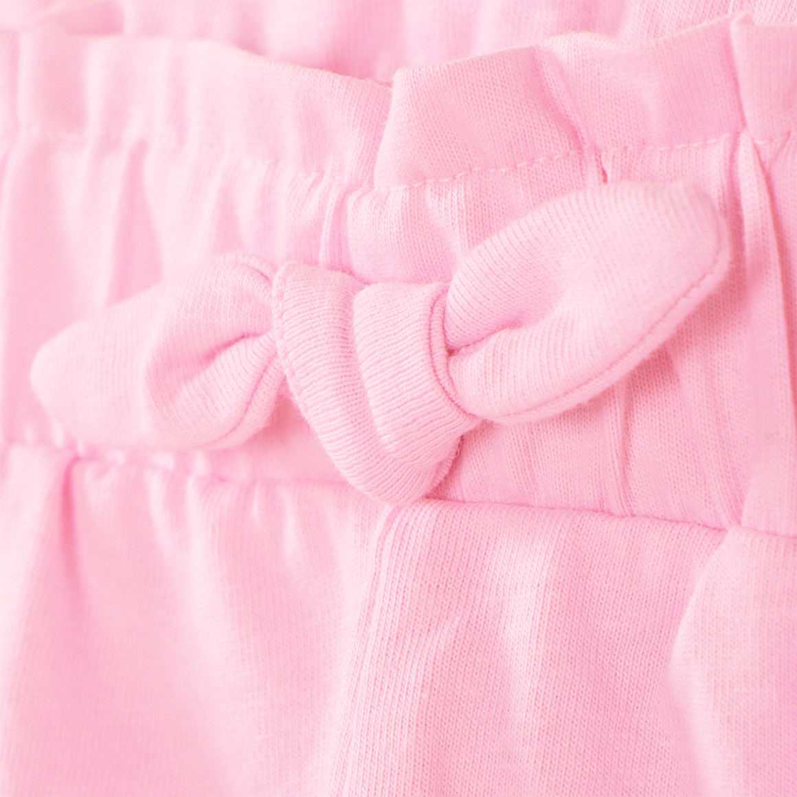 Topolino 2 Mädchen Shorts mit Zierschleife rosa / dunkelblau