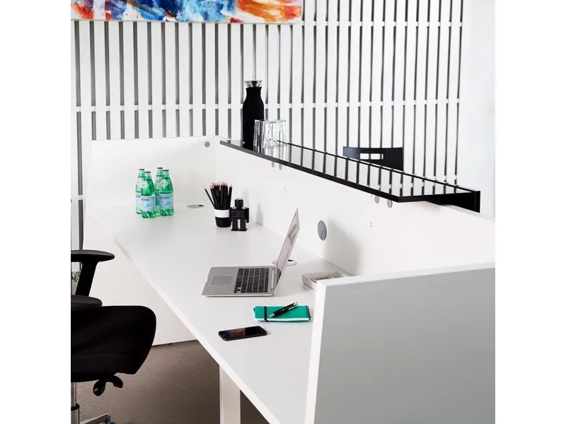 Reception Libra Komplet Fast 1730mm Hvid DPL