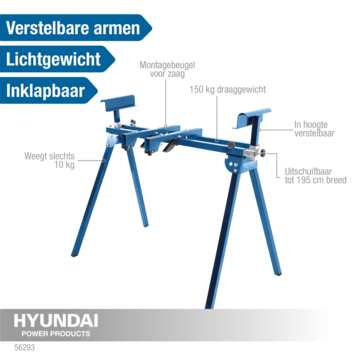 Hyundai onderstel voor afkortzaag