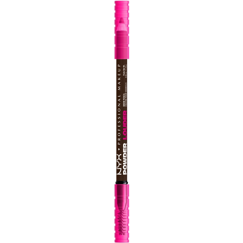 NYX Prof. Makeup Powder Louder Brow Pencil 1,15 gr. - 08 Deep Brown