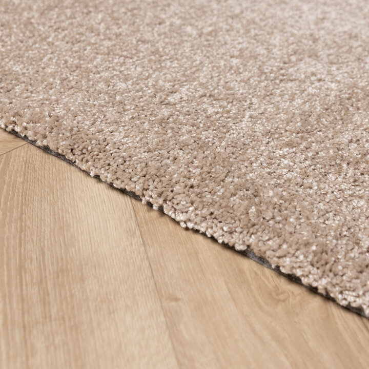 Rond wasbaar vloerkleed - Clean Beige