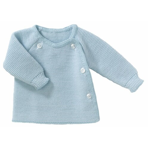 Brassière maille bleu pascal naissance - BEBE9 CREATION