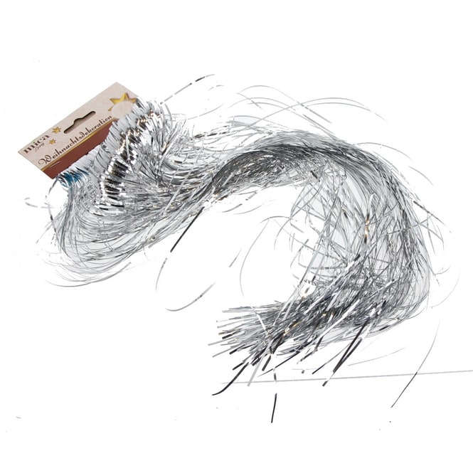Lametta silber - ca. 50 x 40 cm