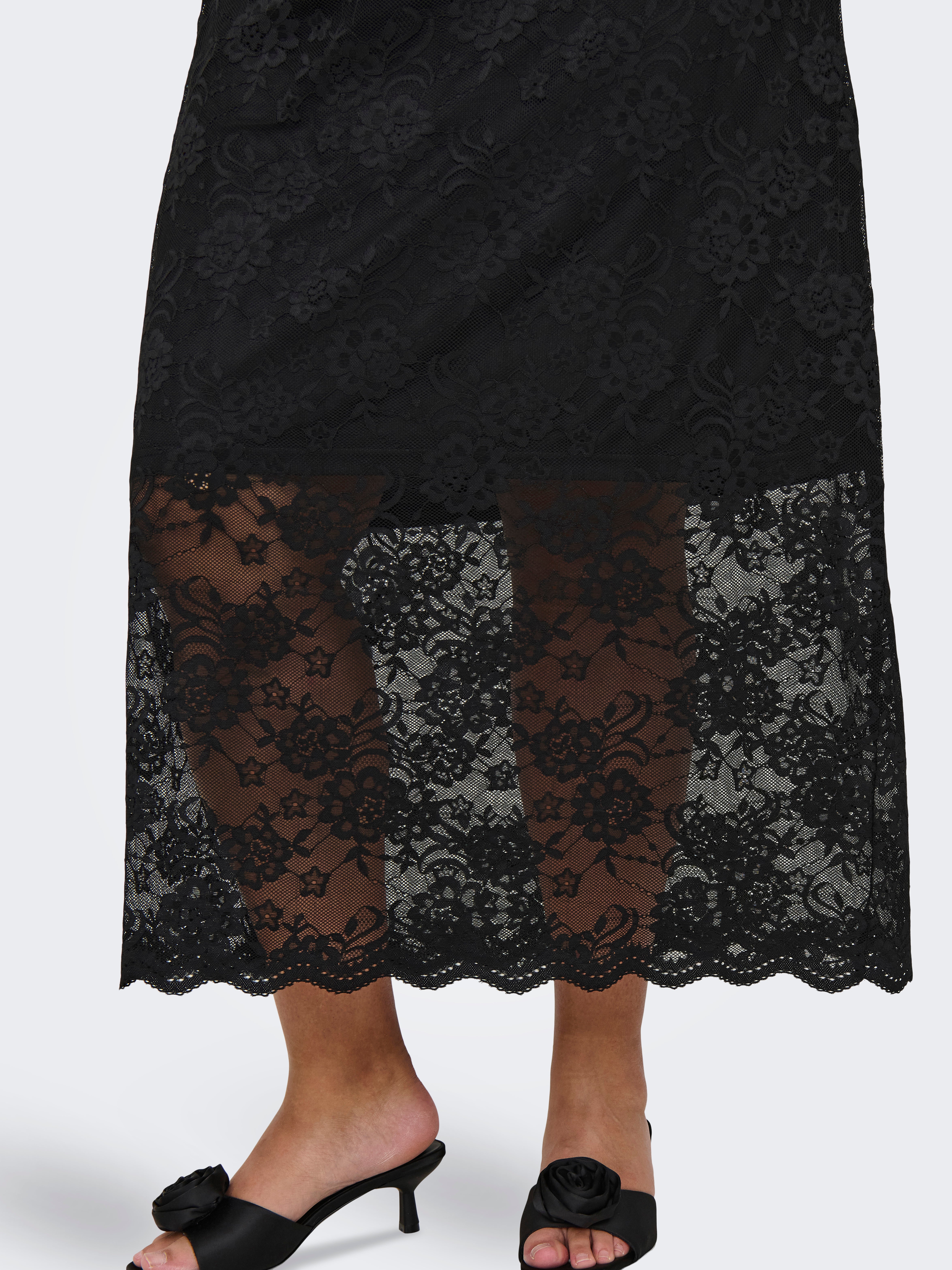 CARSILINA Langes Kleid Black