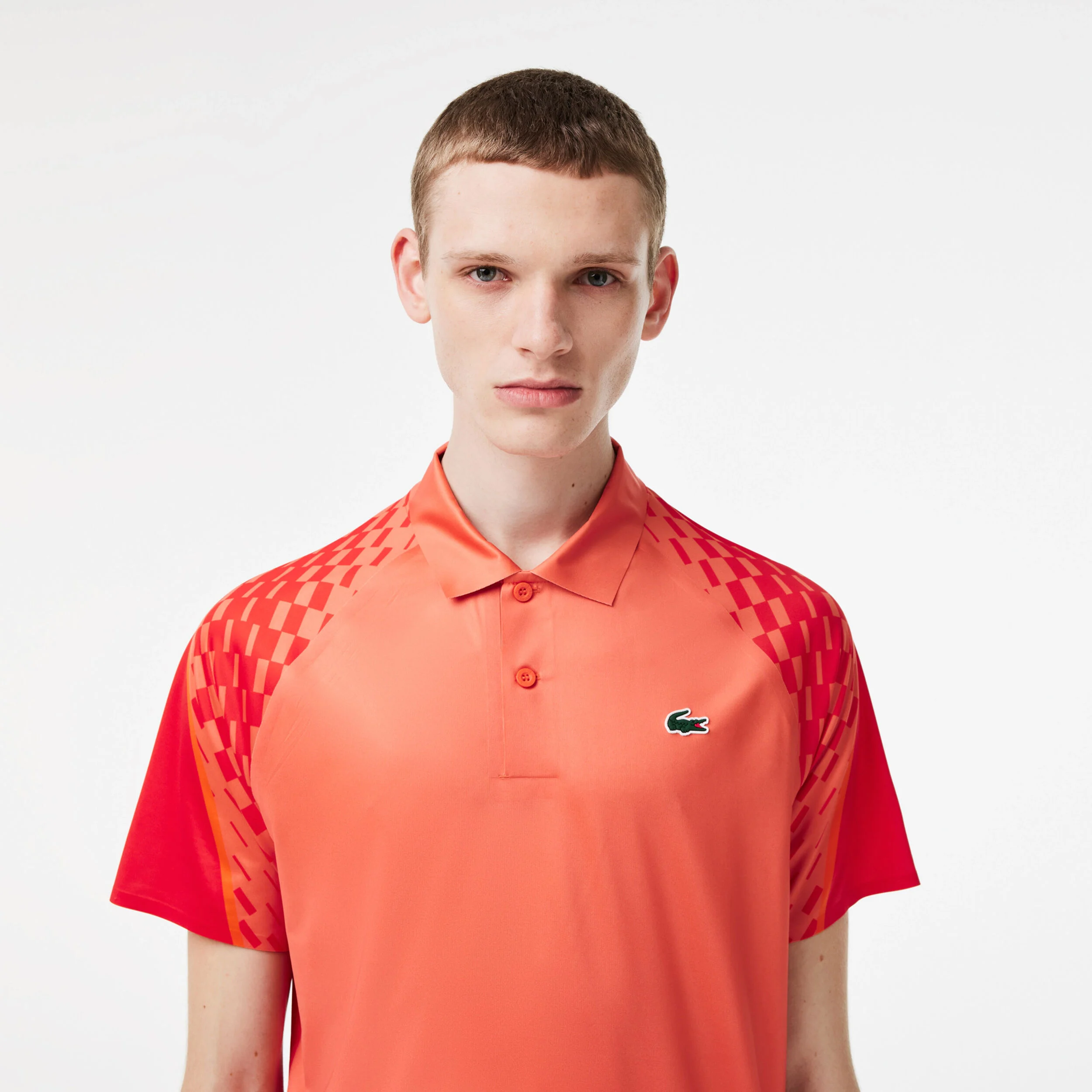 Lacoste Polo Hommes - Rouge , Blanc