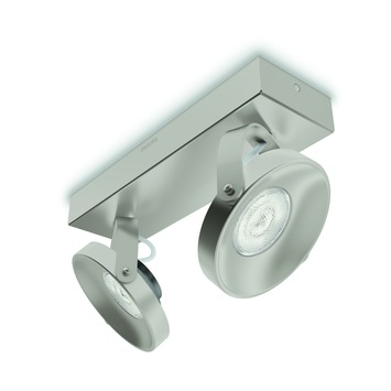 Philips duospot Spur - Incl 2X LED 4,5W WarmGlow dimbaar