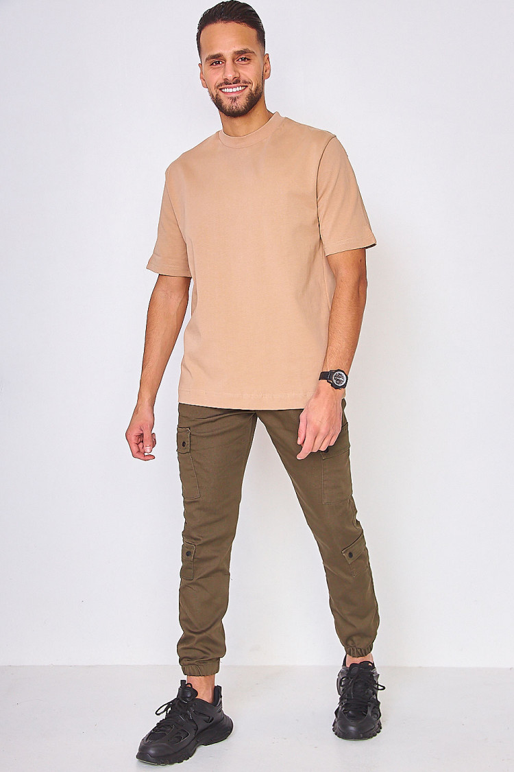 T-shirt beige uni