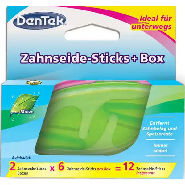 Zahnseide-Sticks + Box
