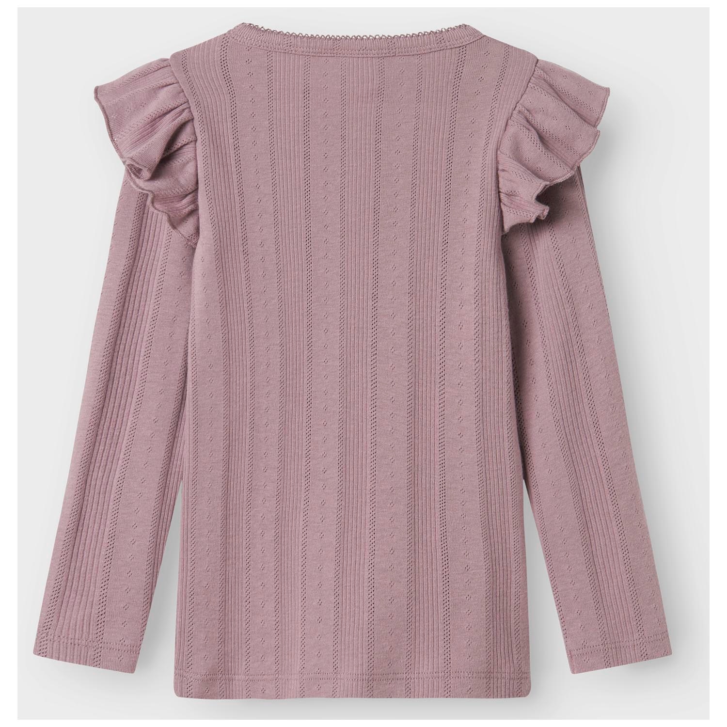 Name it peuter shirt lange mouwen effen roze