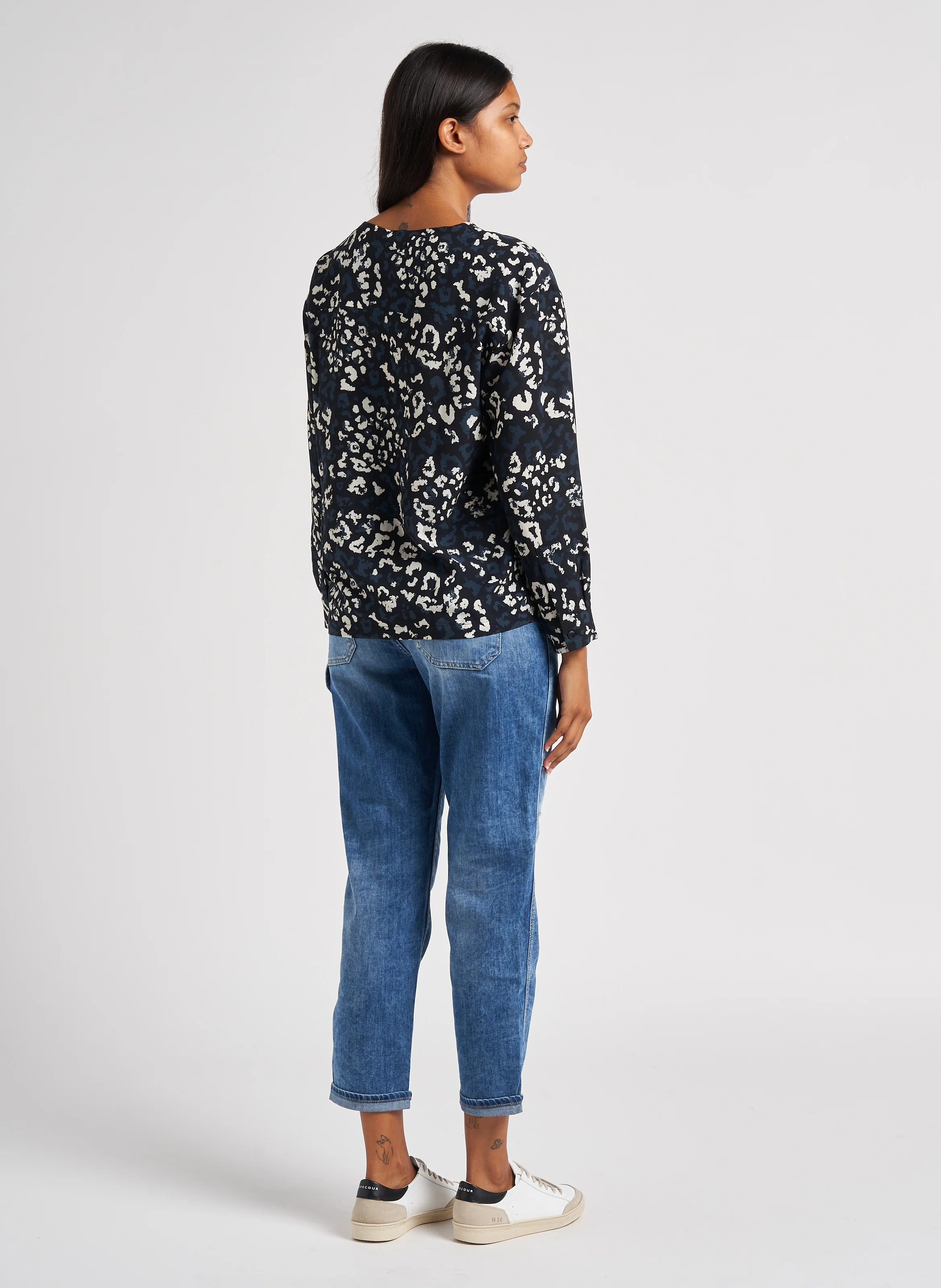 N°14 - Baskets basses en cuir | Multicolore