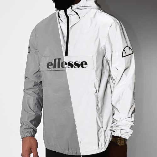 Coupe-Vent Col Zippé Acera SXG09906 Gris Réfléchissant