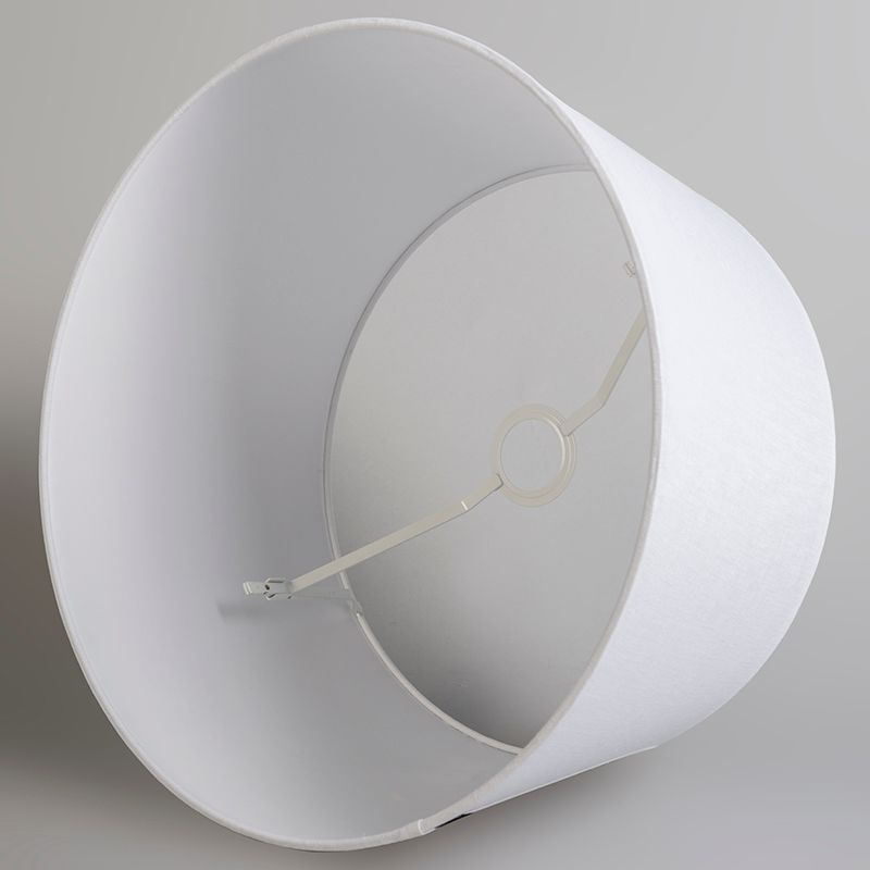Moderne hanglamp zwart met kap 45 cm wit - Combi 1