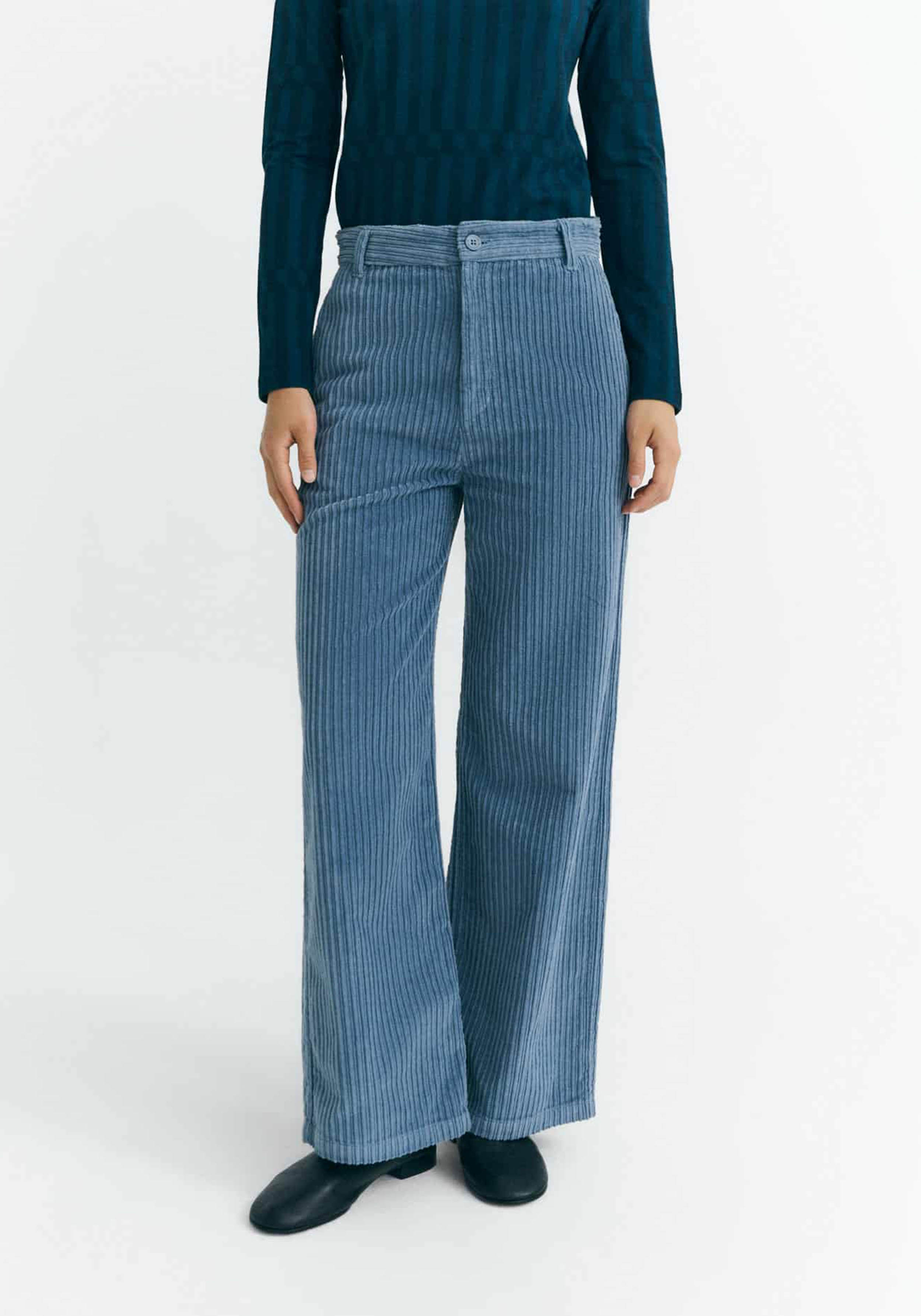 Thinking Mu Cord-Hose Karina Fuzz Blue