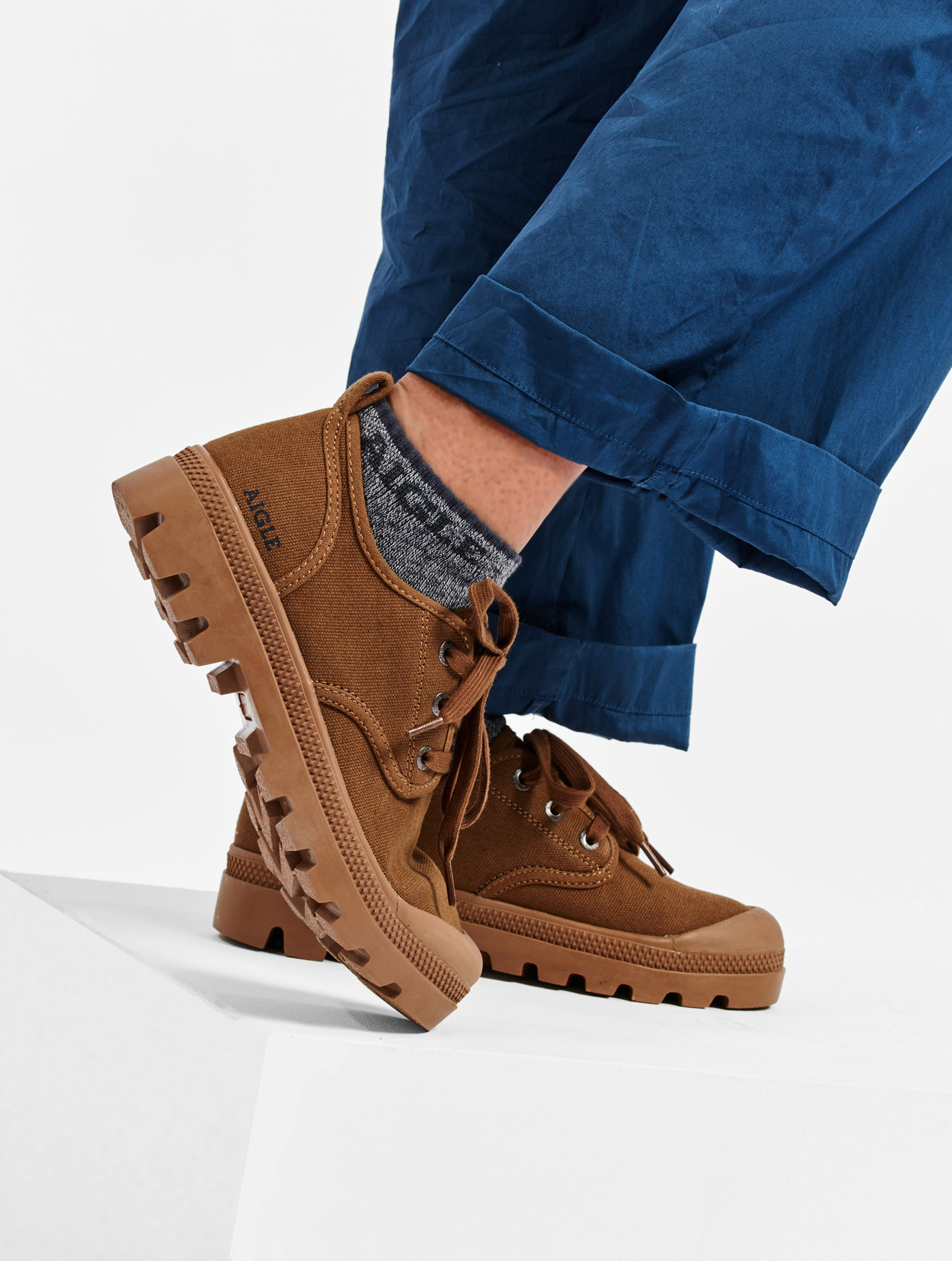 Chaussures de marche éco-responsable MARRON