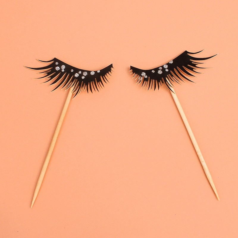 (7-tlg. Set) Kuchenstecker Tortenstecker Topper Dekoration für Torten / Kuchen - Make Up