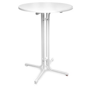 Beautissu Bistro statafel Bellini wit Ø80