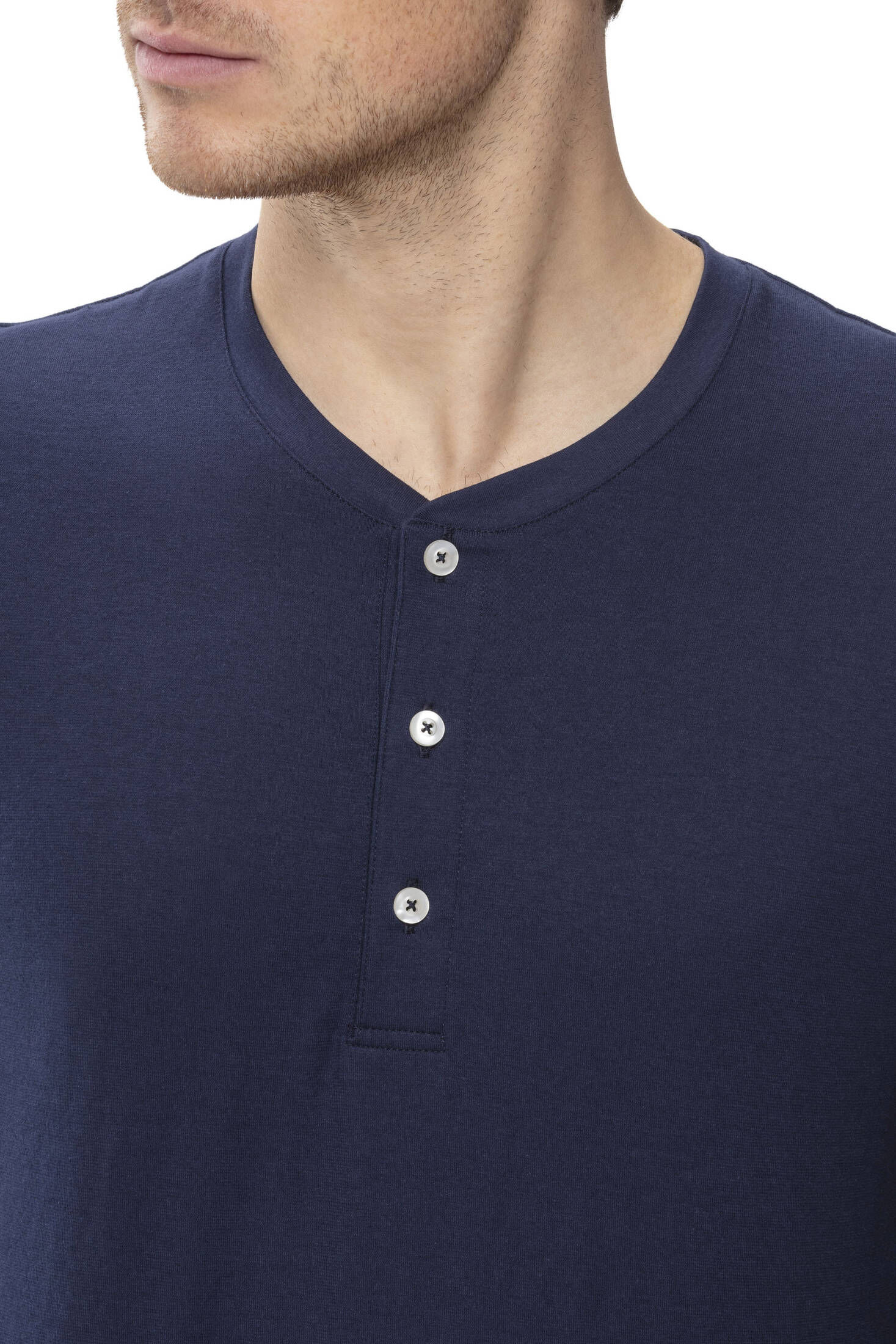 mey| Herren Schlafshirt Langarm