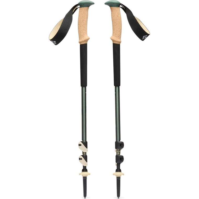 Black Diamond Trail Cork TrekkingPoles Laurel Green