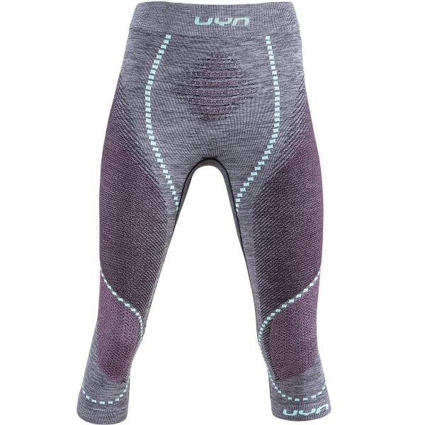 Collant thermique UYN LADY AMBITYON UW PANTS MEDIUM MELANGE BLACK MELANGE/PINK/AQUA