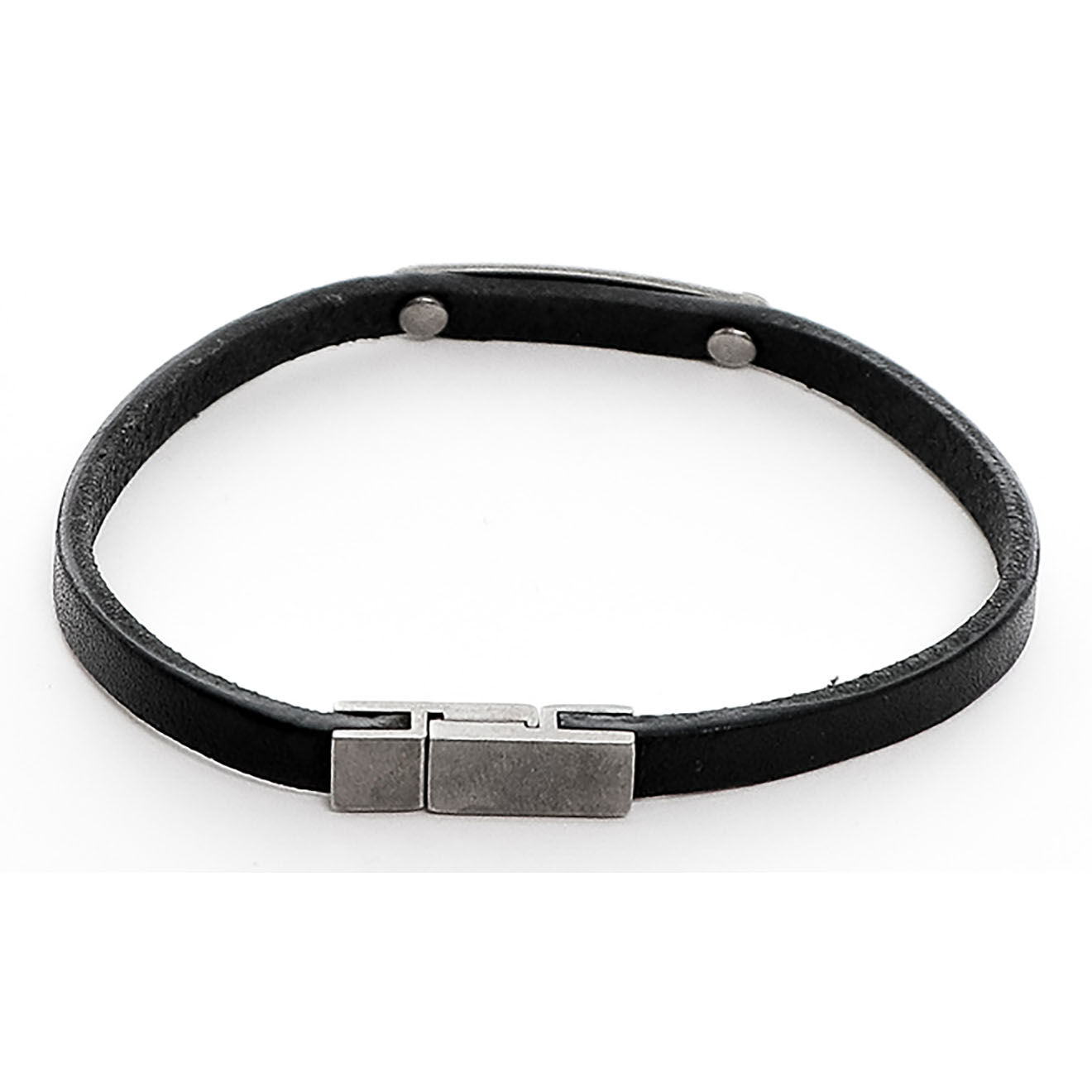 Saint Laurent Bracelet en Cuir noir - Neuf sans étiquette