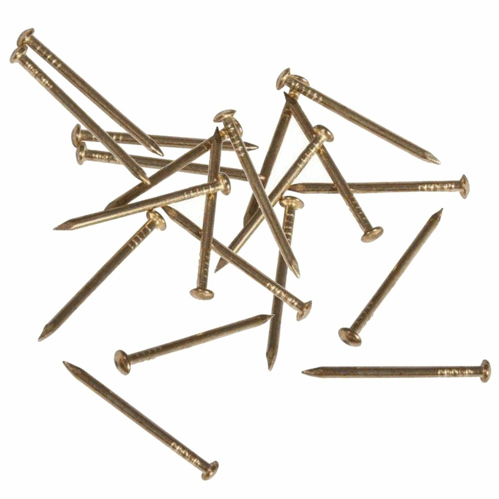 240 clous dorés ø 1,1 mm x 1,8 cm