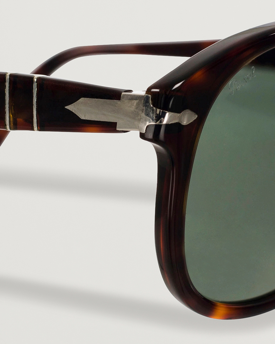 Persol 0PO0649 Sunglasses Havana/Crystal Green